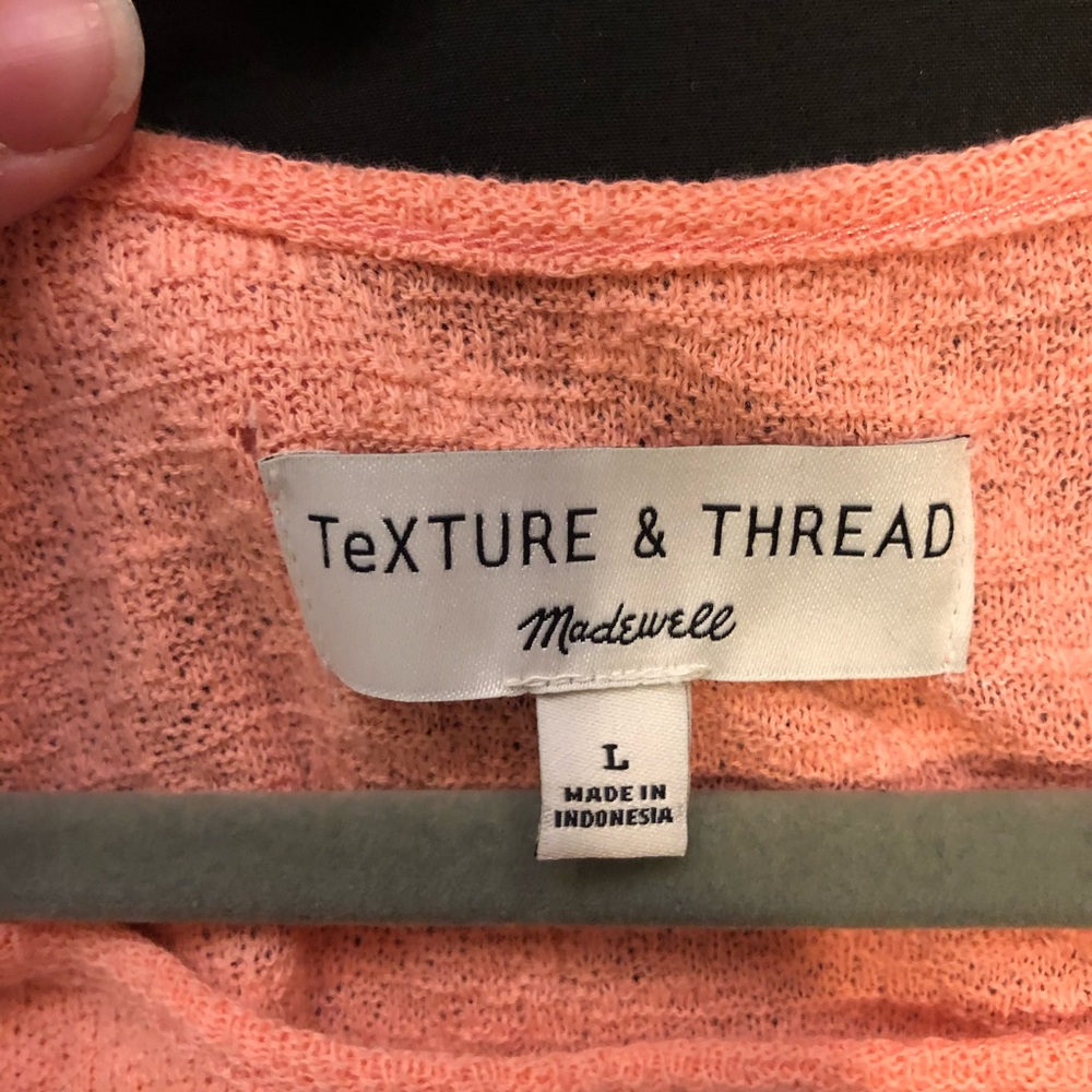 Madewell Texture & Thread Ruffle Sleeve Tank Top - Picture 5 of 7